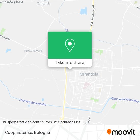Coop.Estense map