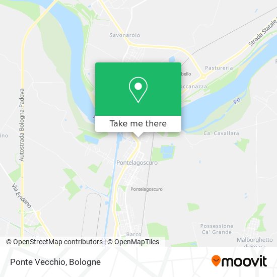 Ponte Vecchio map