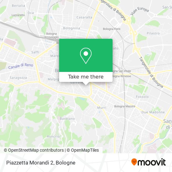 Piazzetta Morandi 2 map