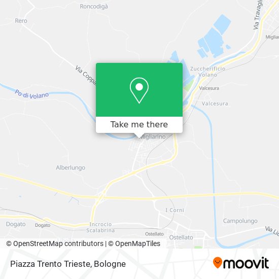 Piazza Trento Trieste map