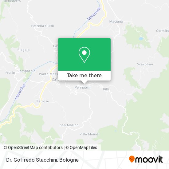 Dr. Goffredo Stacchini map