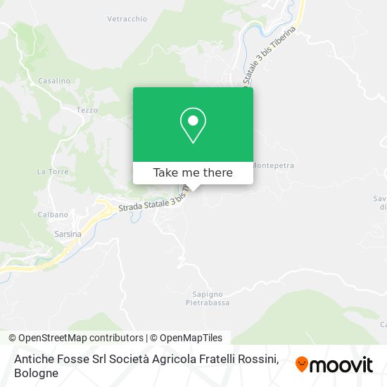 Antiche Fosse Srl Società Agricola Fratelli Rossini map