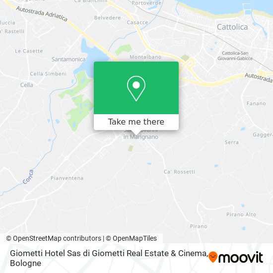 Giometti Hotel Sas di Giometti Real Estate & Cinema map