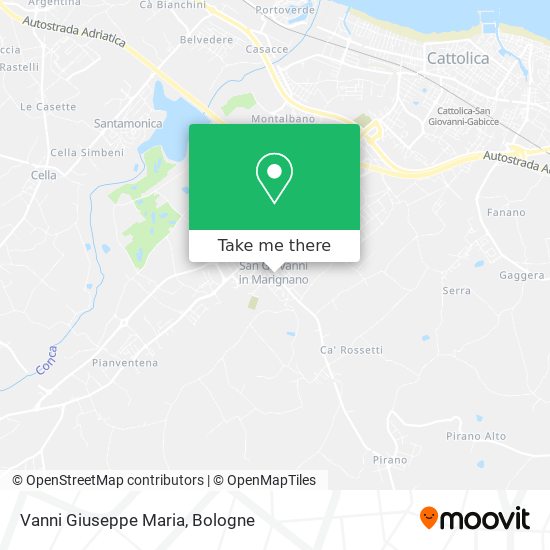 Vanni Giuseppe Maria map