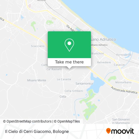 Il Cielo di Cerri Giacomo map