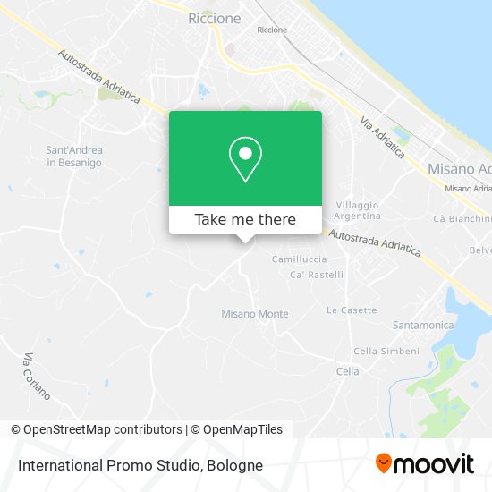 International Promo Studio map