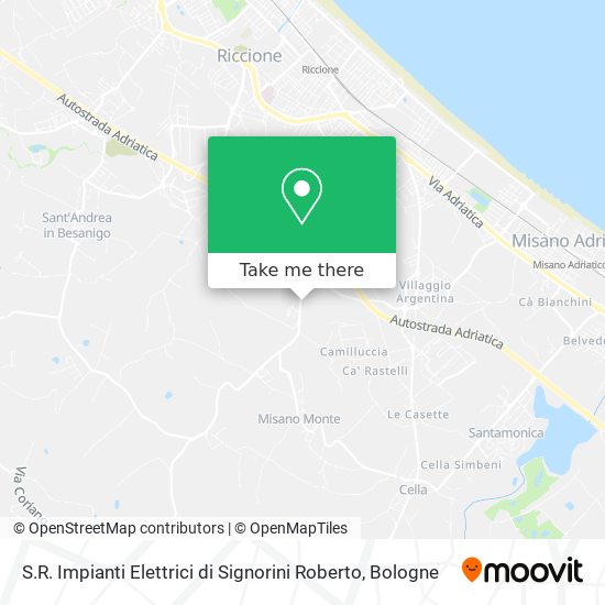 S.R. Impianti Elettrici di Signorini Roberto map