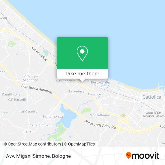 Avv. Migani Simone map