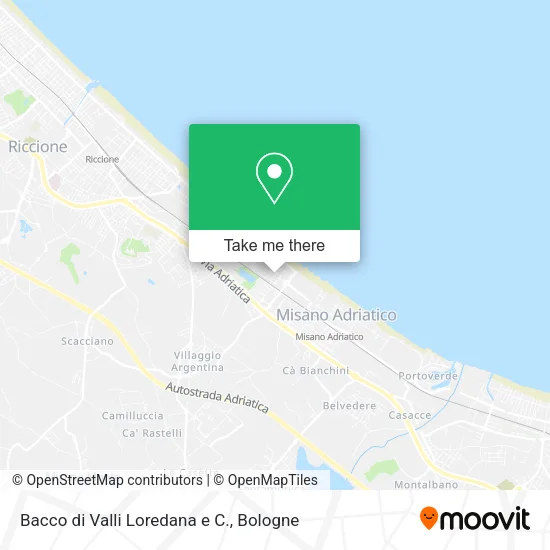 Bacco di Valli Loredana e C. map