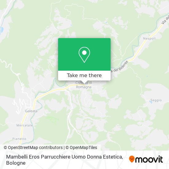 Mambelli Eros Parrucchiere Uomo Donna Estetica map
