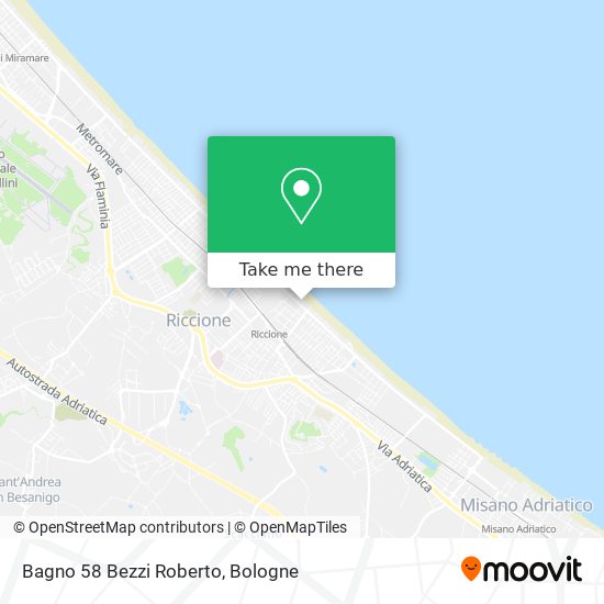 Bagno 58 Bezzi Roberto map
