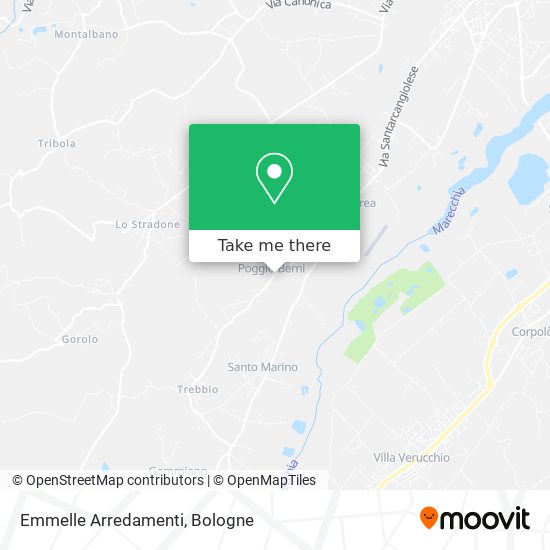Emmelle Arredamenti map