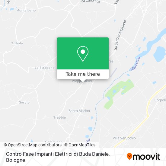 Contro Fase Impianti Elettrici di Buda Daniele map