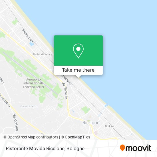 Ristorante Movida Riccione map