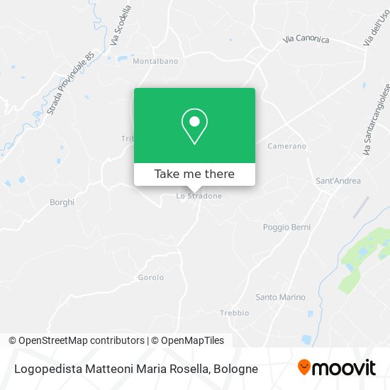 Logopedista Matteoni Maria Rosella map