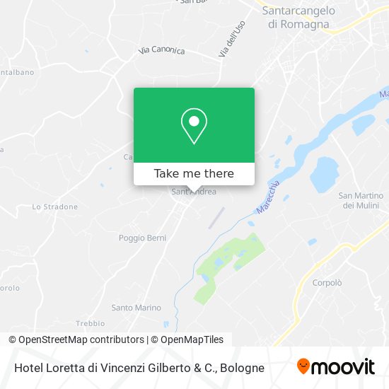 Hotel Loretta di Vincenzi Gilberto & C. map