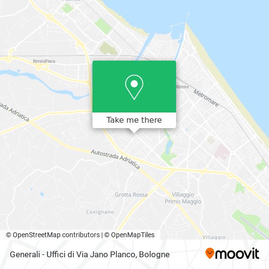 Generali - Uffici di Via Jano Planco map
