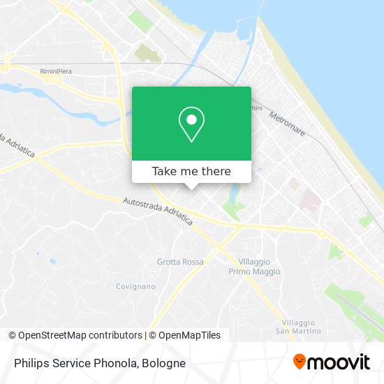 Philips Service Phonola map