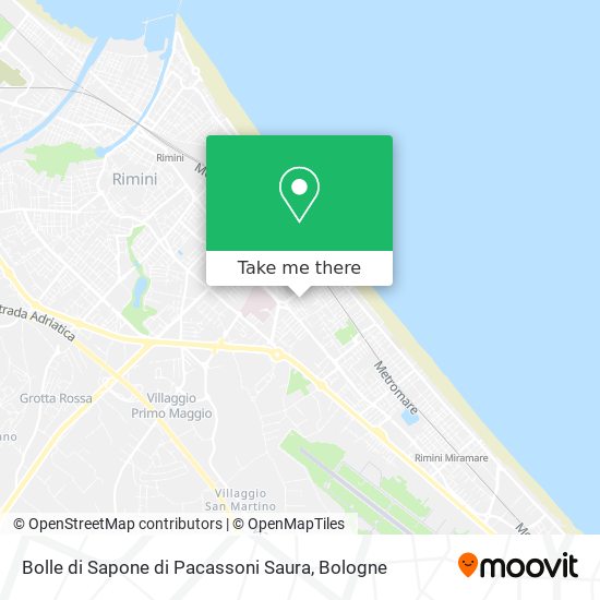 Bolle di Sapone di Pacassoni Saura map