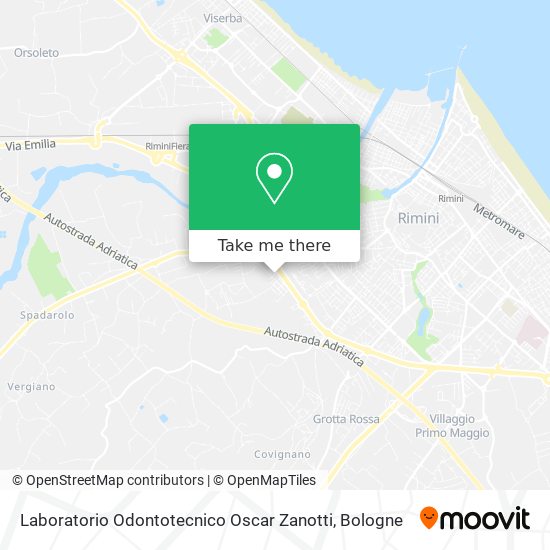 Laboratorio Odontotecnico Oscar Zanotti map