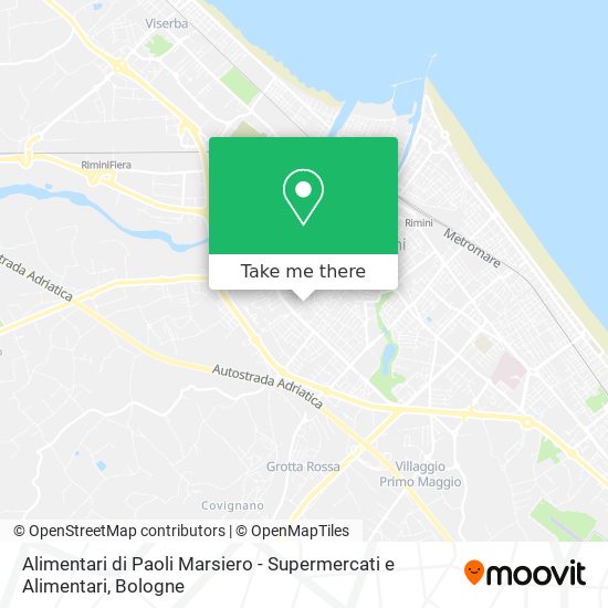 Alimentari di Paoli Marsiero - Supermercati e Alimentari map