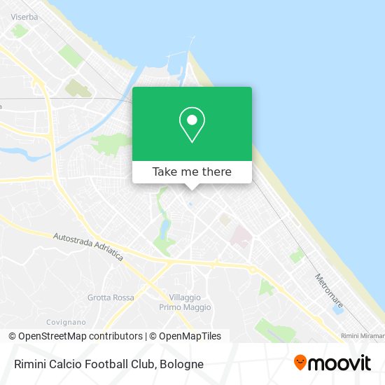 Rimini Calcio Football Club map