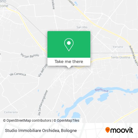 Studio Immobiliare Orchidea map