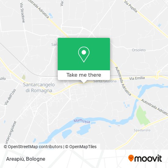 Areapiù map
