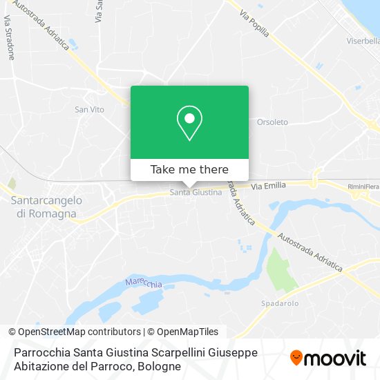 Parrocchia Santa Giustina Scarpellini Giuseppe Abitazione del Parroco map