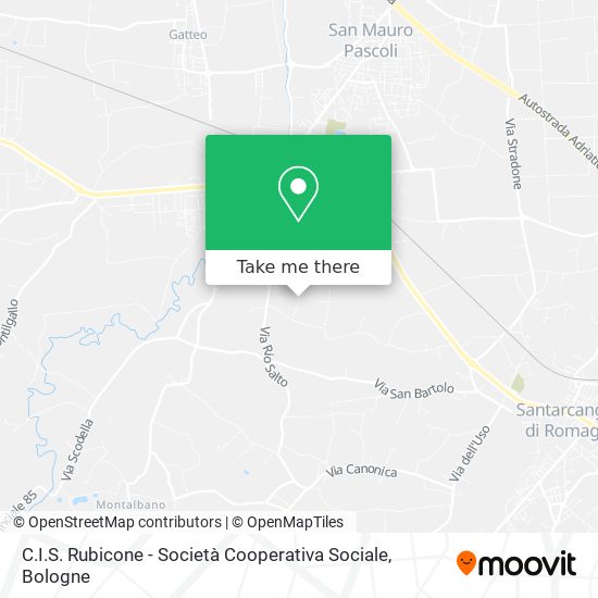 C.I.S. Rubicone - Società Cooperativa Sociale map