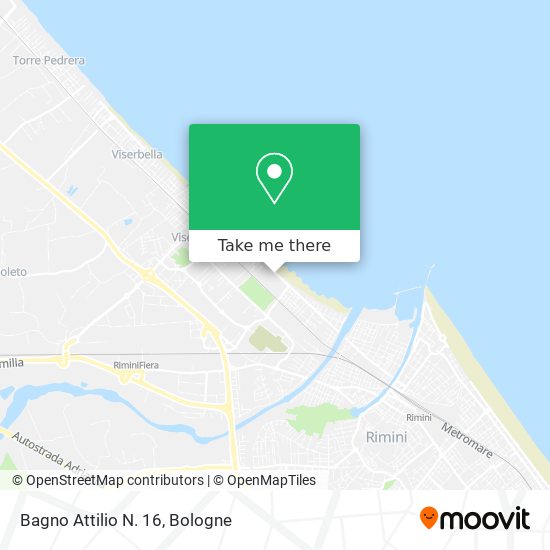 Bagno Attilio N. 16 map