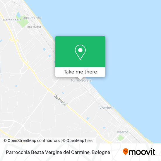 Parrocchia Beata Vergine del Carmine map