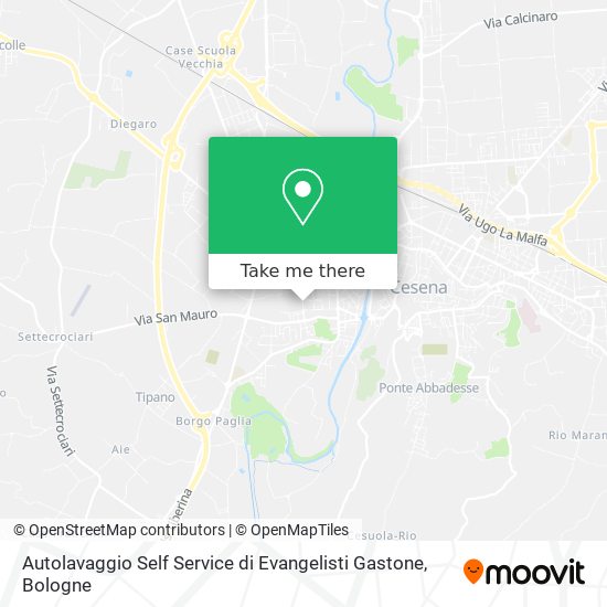 Autolavaggio Self Service di Evangelisti Gastone map