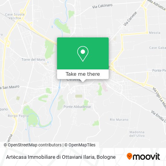 Artècasa Immobiliare di Ottaviani Ilaria map