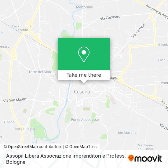 Assopil Libera Associazione Imprenditori e Profess map