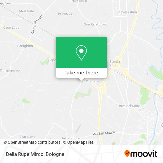 Della Rupe Mirco map