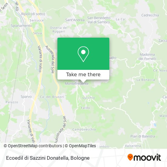 Ecoedil di Sazzini Donatella map