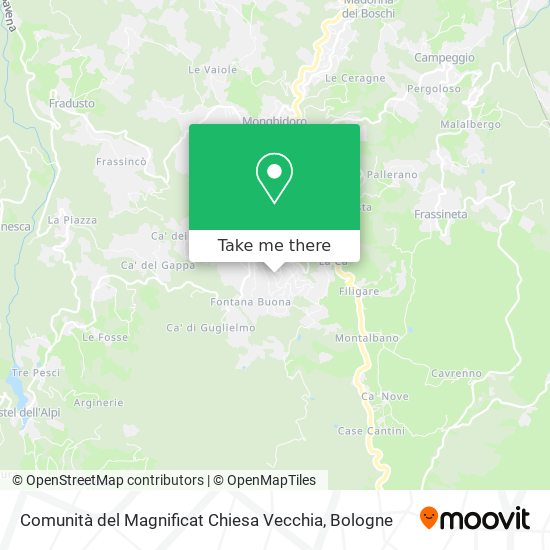 Comunità del Magnificat Chiesa Vecchia map