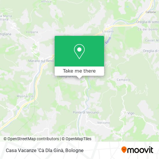 Casa Vacanze 'Cà Dla Ginà map