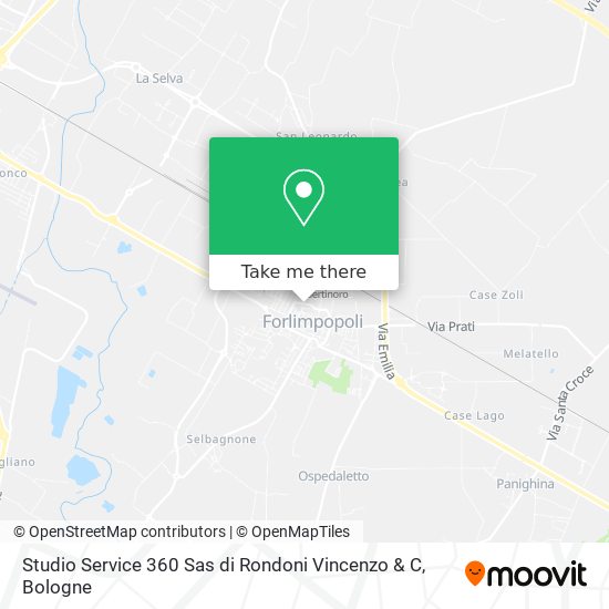 Studio Service 360 Sas di Rondoni Vincenzo & C map