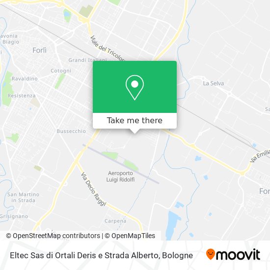 Eltec Sas di Ortali Deris e Strada Alberto map