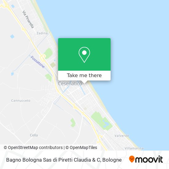 Bagno Bologna Sas di Piretti Claudia & C map