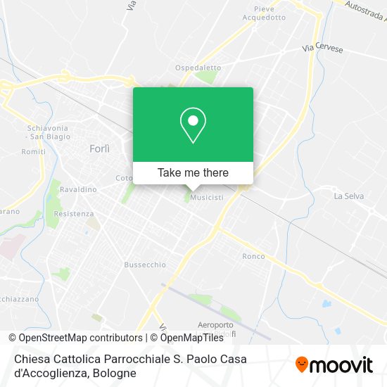 Chiesa Cattolica Parrocchiale S. Paolo Casa d'Accoglienza map