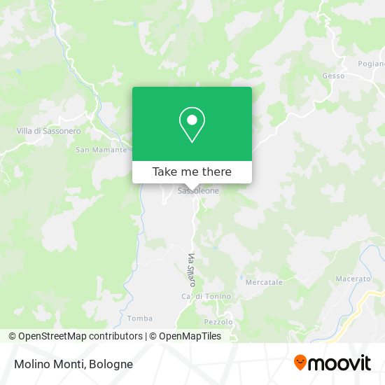 Molino Monti map
