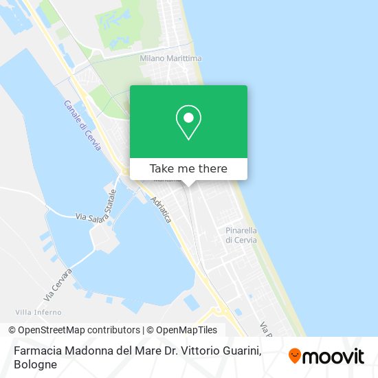 Farmacia Madonna del Mare Dr. Vittorio Guarini map