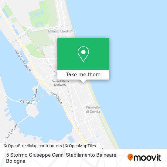 5 Stormo Giuseppe Cenni Stabilimento Balneare map