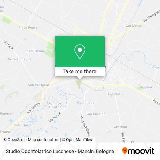 Studio Odontoiatrico Lucchese - Mancin map