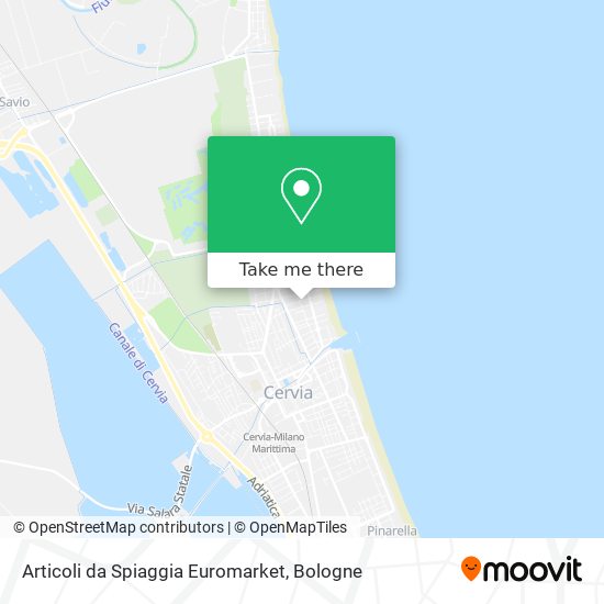Articoli da Spiaggia Euromarket map