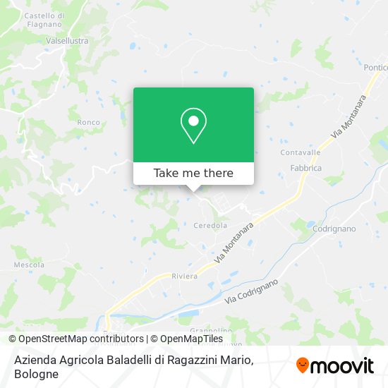 Azienda Agricola Baladelli di Ragazzini Mario map