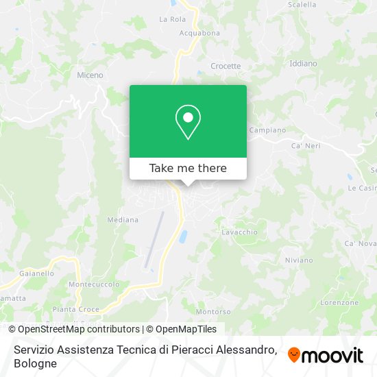 Servizio Assistenza Tecnica di Pieracci Alessandro map
